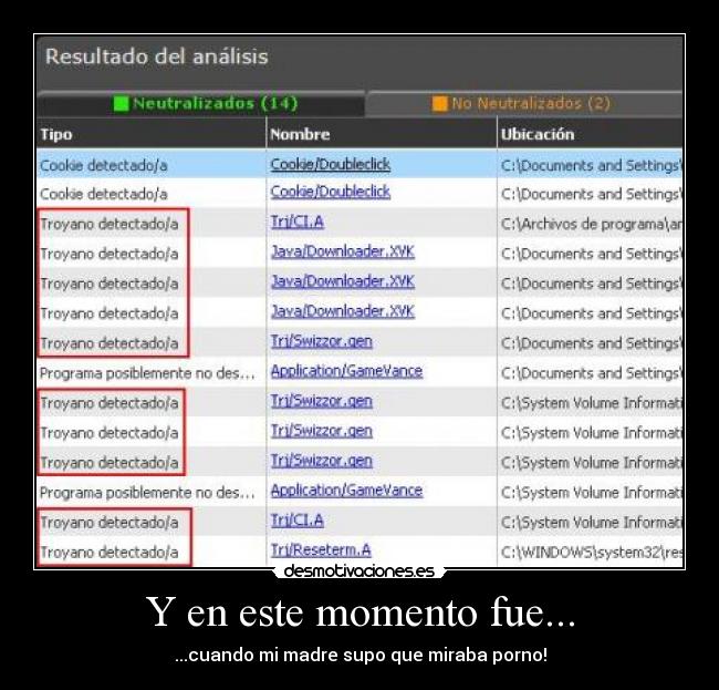 Y en este momento fue... - 