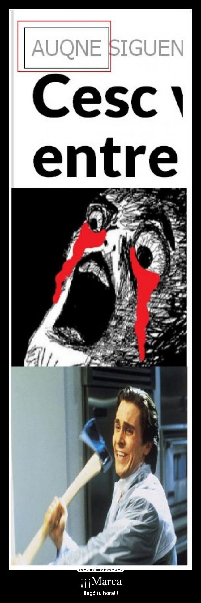 ¡¡¡Marca - llegó tu hora!!!