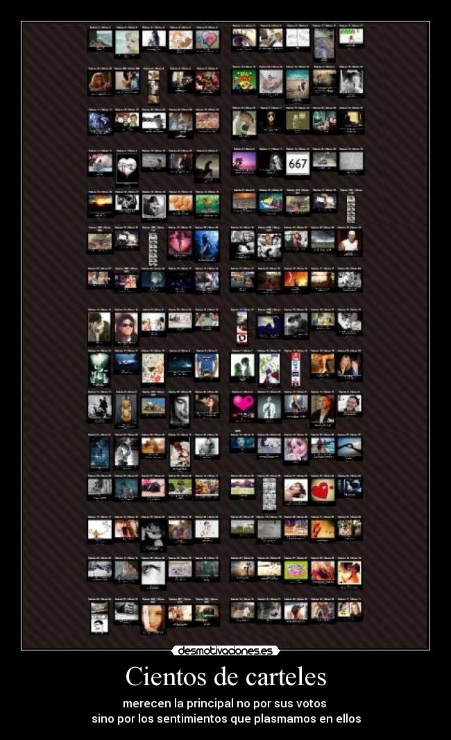 Cientos de carteles - 