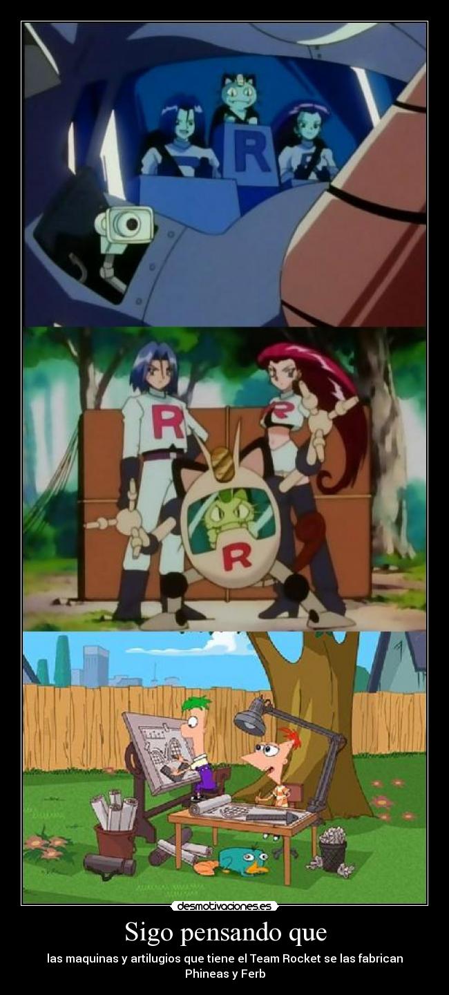 carteles maquinas team rocket desmotivaciones