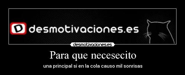 Para que necesecito -