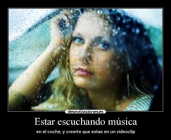 Estar escuchando música -