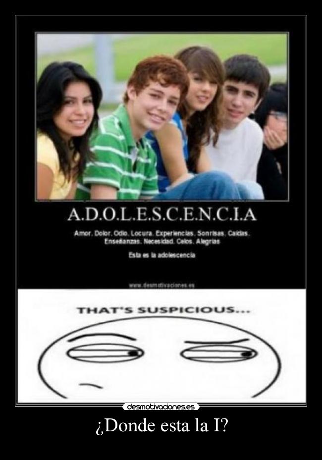 ¿Donde esta la I? -