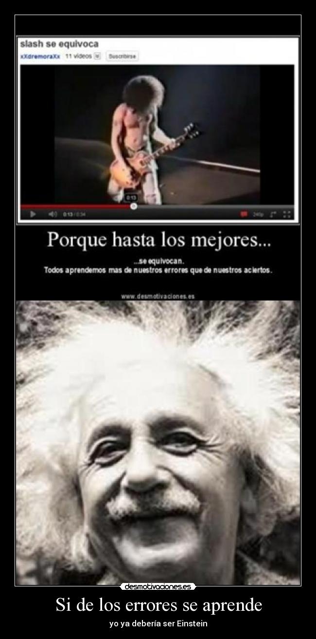 carteles los errores aprende desmotivaciones