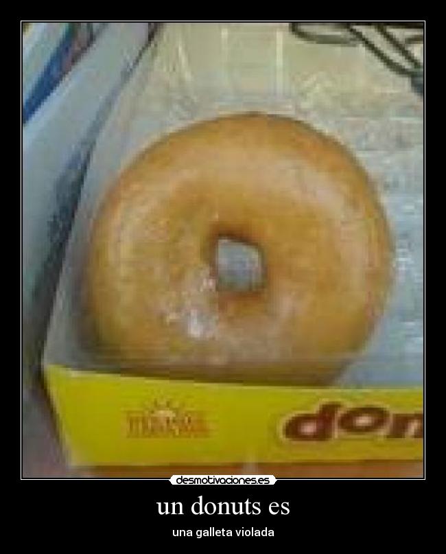 un donuts es - una galleta violada