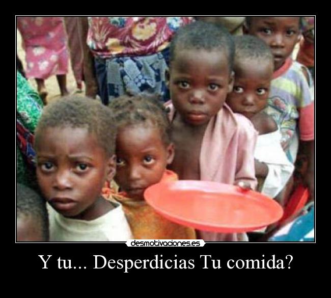 Y tu... Desperdicias Tu comida? -