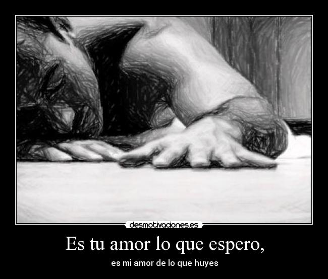 Es tu amor lo que espero, -