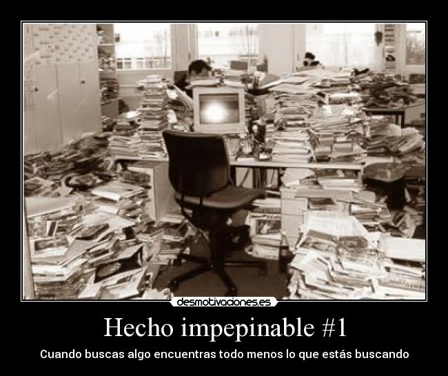 Hecho impepinable #1 - 