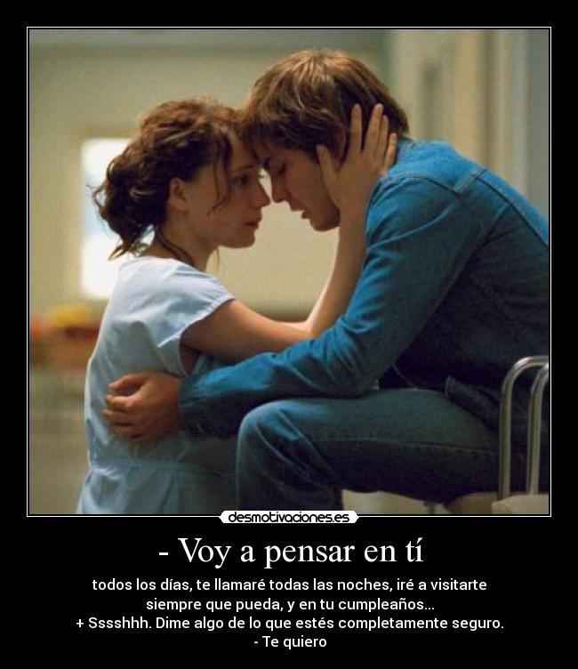 - Voy a pensar en tí - 