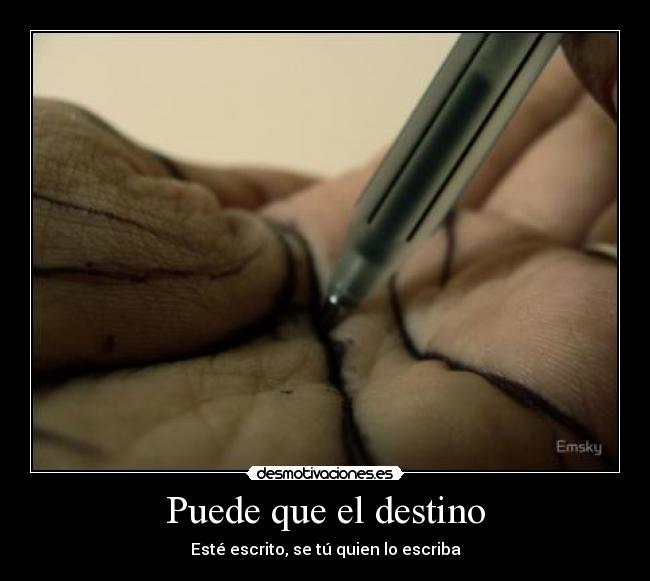 carteles destino destino palma mano linea desmotivaciones