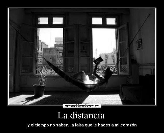La distancia -