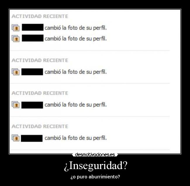 ¿Inseguridad? - 