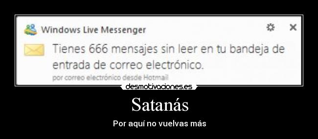 Satanás - Por aquí no vuelvas más