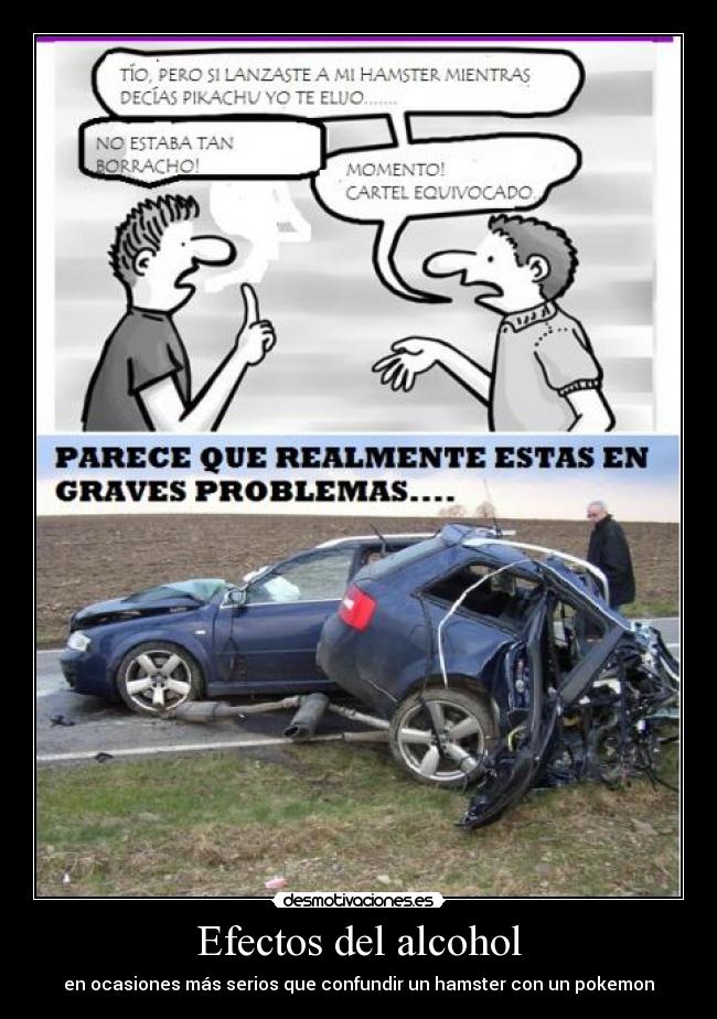 Efectos del alcohol -