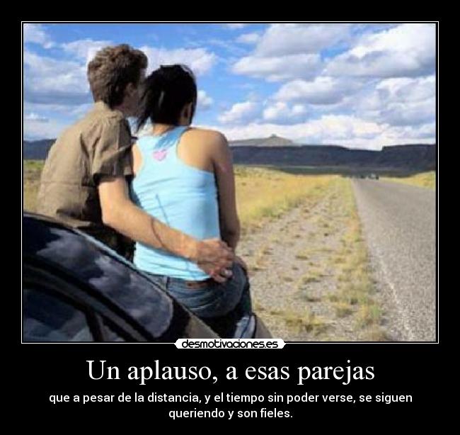 Un aplauso, a esas parejas - 