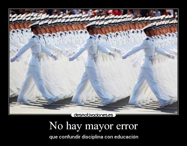 No hay mayor error - 