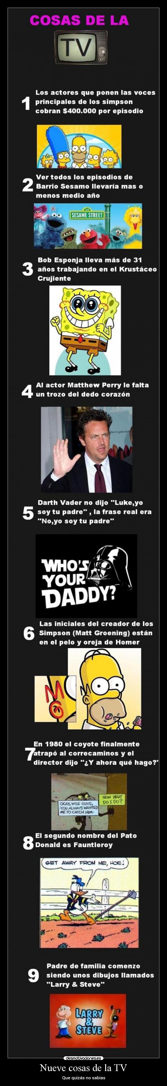 carteles nuevecosastvseriestelevisiondibujosactorpadrefamiliasimpson desmotivaciones