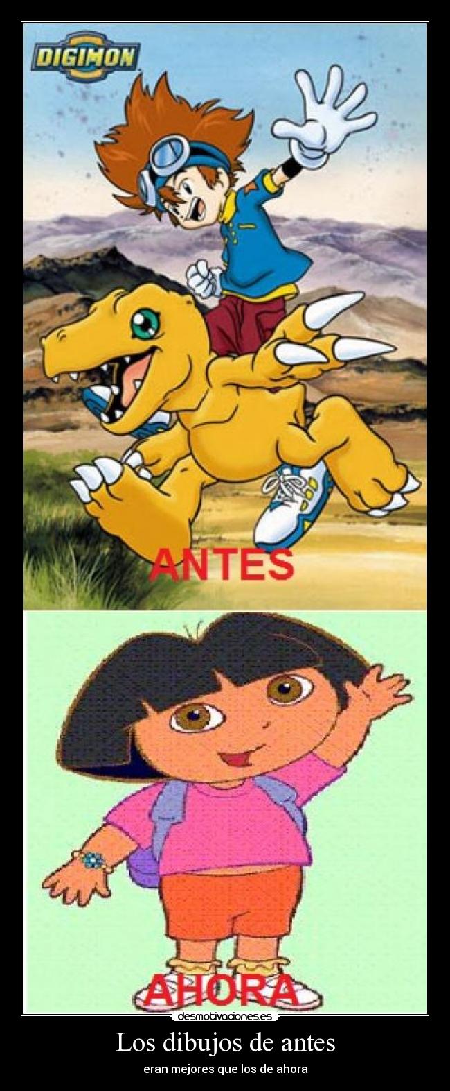 Los dibujos de antes -