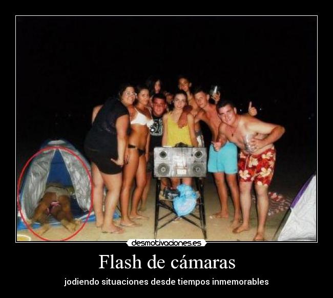 Flash de cámaras -