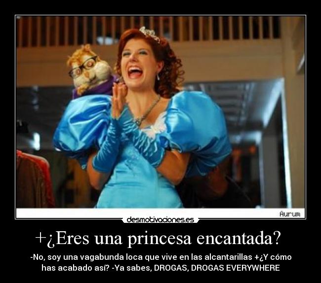 carteles princesa drogas desmotivaciones