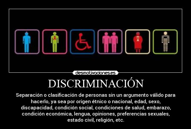 carteles discriminacion desmotivaciones