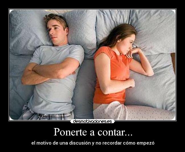 Ponerte a contar... -