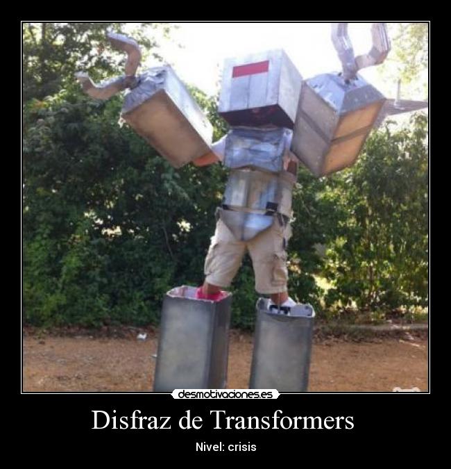 Disfraz de Transformers -
