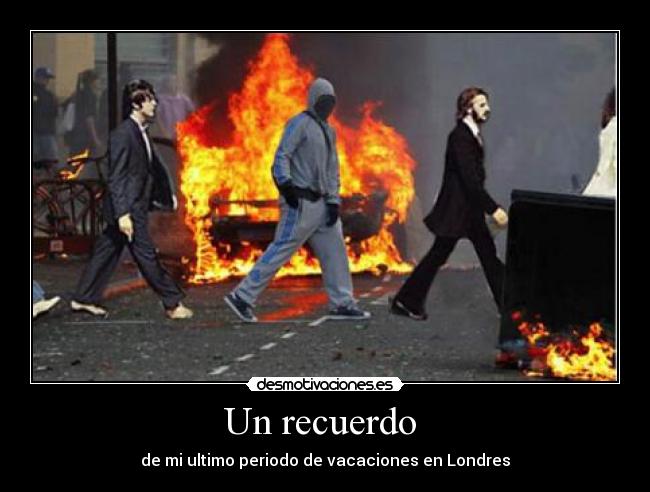 Un recuerdo - de mi ultimo periodo de vacaciones en Londres