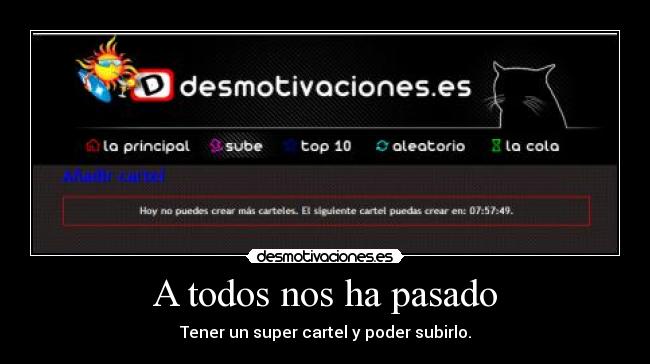 A todos nos ha pasado -