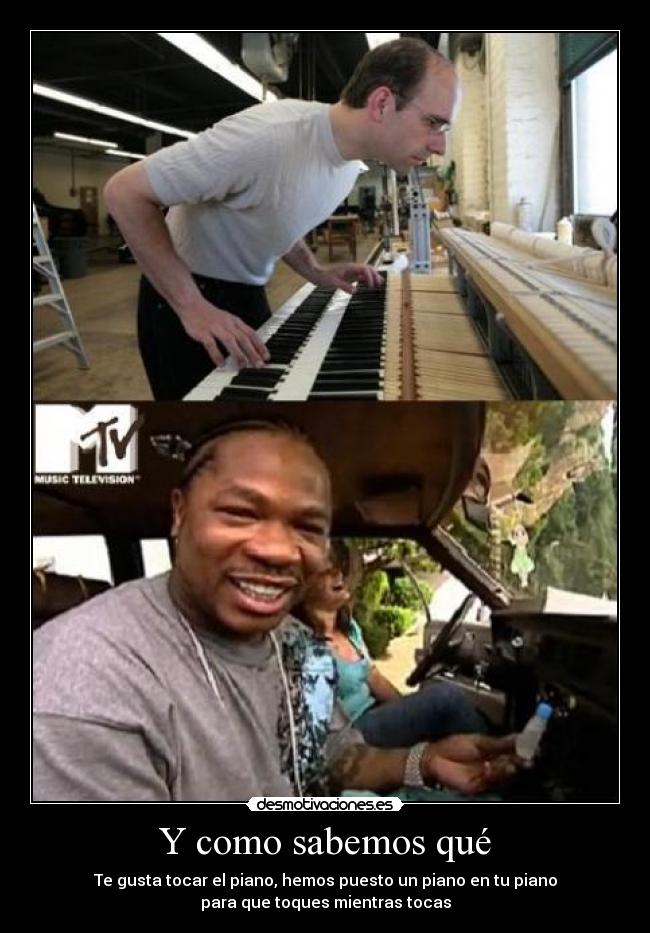 Y como sabemos qué - Te gusta tocar el piano, hemos puesto un piano en tu piano
para que toques mientras tocas