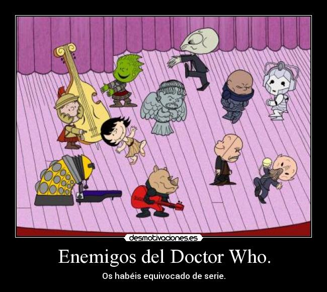 Enemigos del Doctor Who. -
