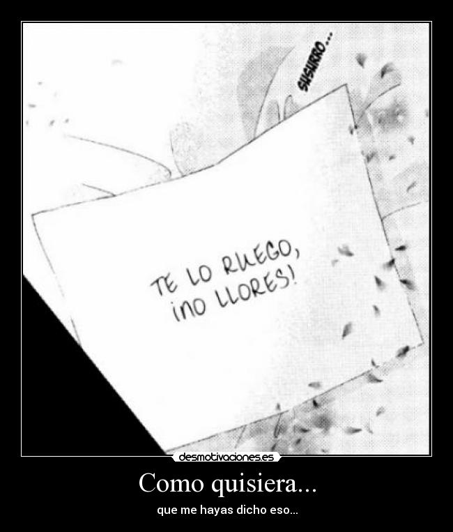 Como quisiera... - 