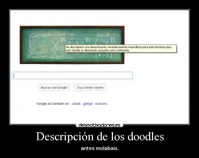 Descripción de los doodles - antes molabais.