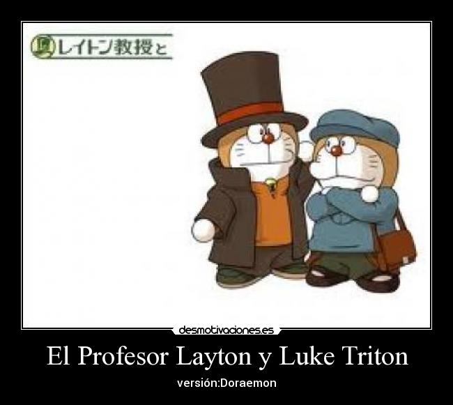 El Profesor Layton y Luke Triton -