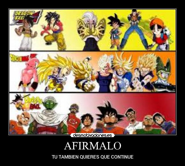 AFIRMALO - TU TAMBIEN QUIERES QUE CONTINUE