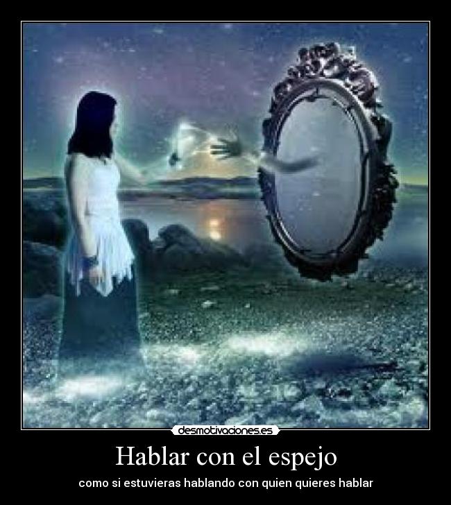 Hablar con el espejo -