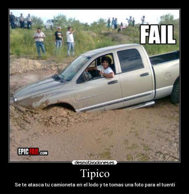 carteles fail tuenti lodo 4x4 tipico desmotivaciones