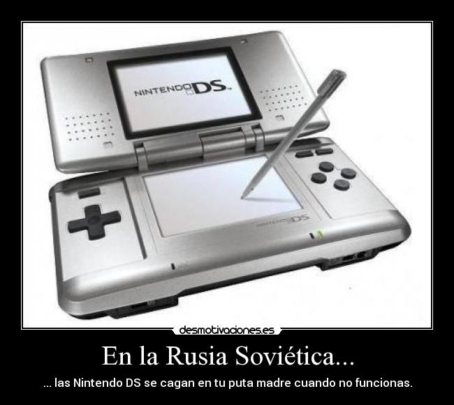 carteles rusia sovietica nintendo cagar puta madre funcionar desmotivaciones
