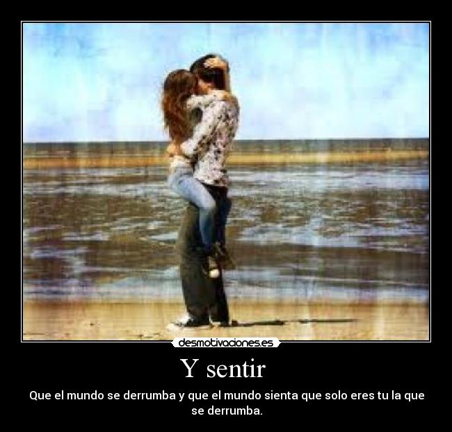 Y sentir -