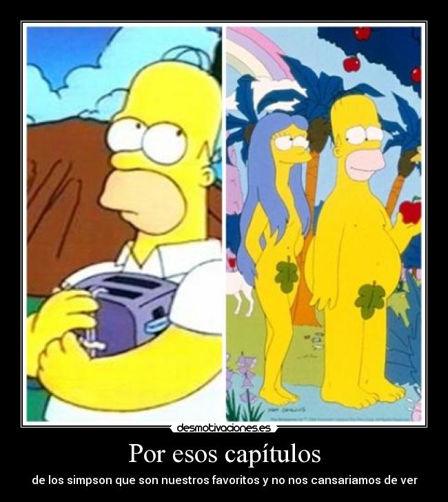 Por esos capítulos -