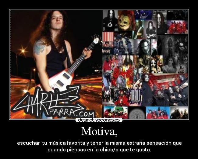 carteles charliparraperuslipknot desmotivaciones