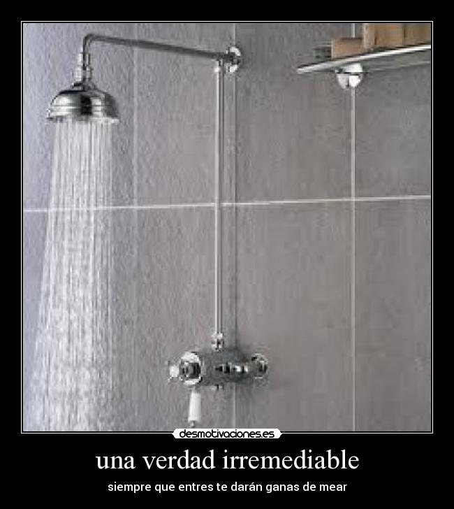 una verdad irremediable - siempre que entres te darán ganas de mear