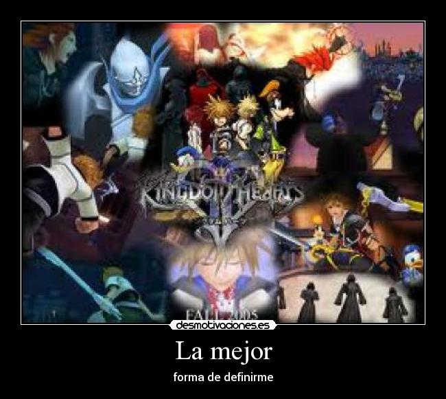 La mejor - forma de definirme