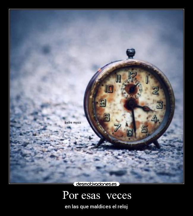 Por esas veces -