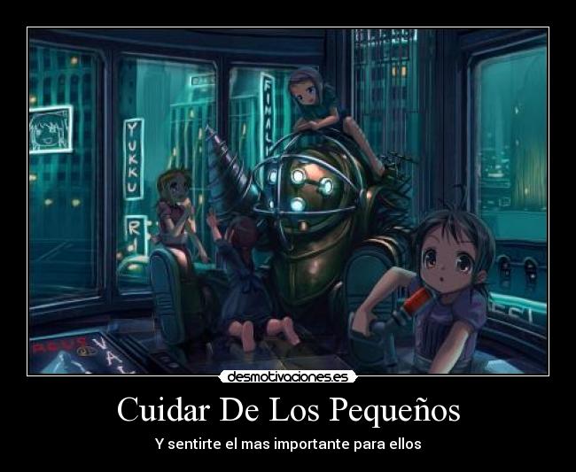 carteles cuidar los pequenos desmotivaciones