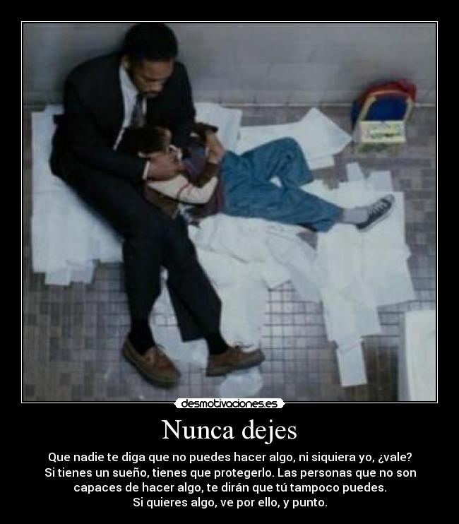 Nunca dejes - 