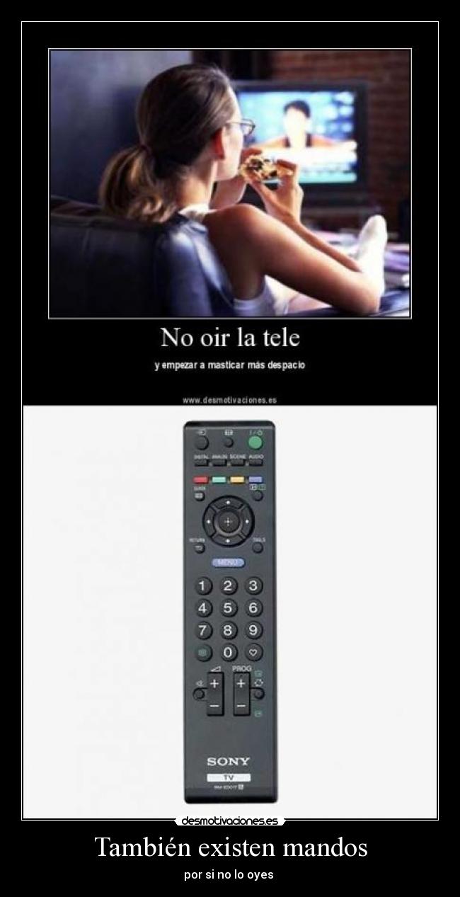 También existen mandos - 