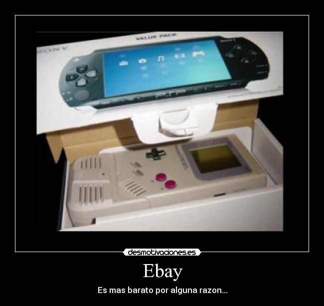 Ebay - Es mas barato por alguna razon...