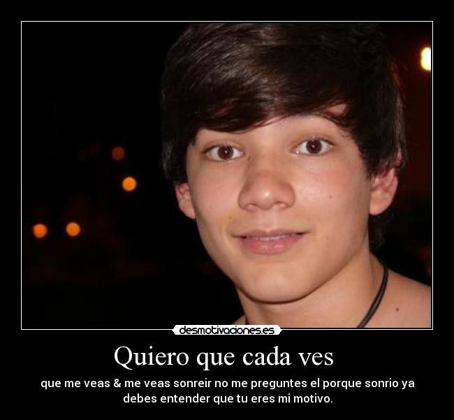 Quiero que cada ves -