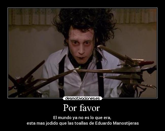 Por favor -